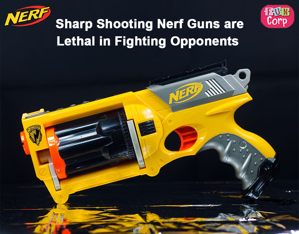 Sharp Shooting Nerf Guns are Lethal in Fighting Opponents 